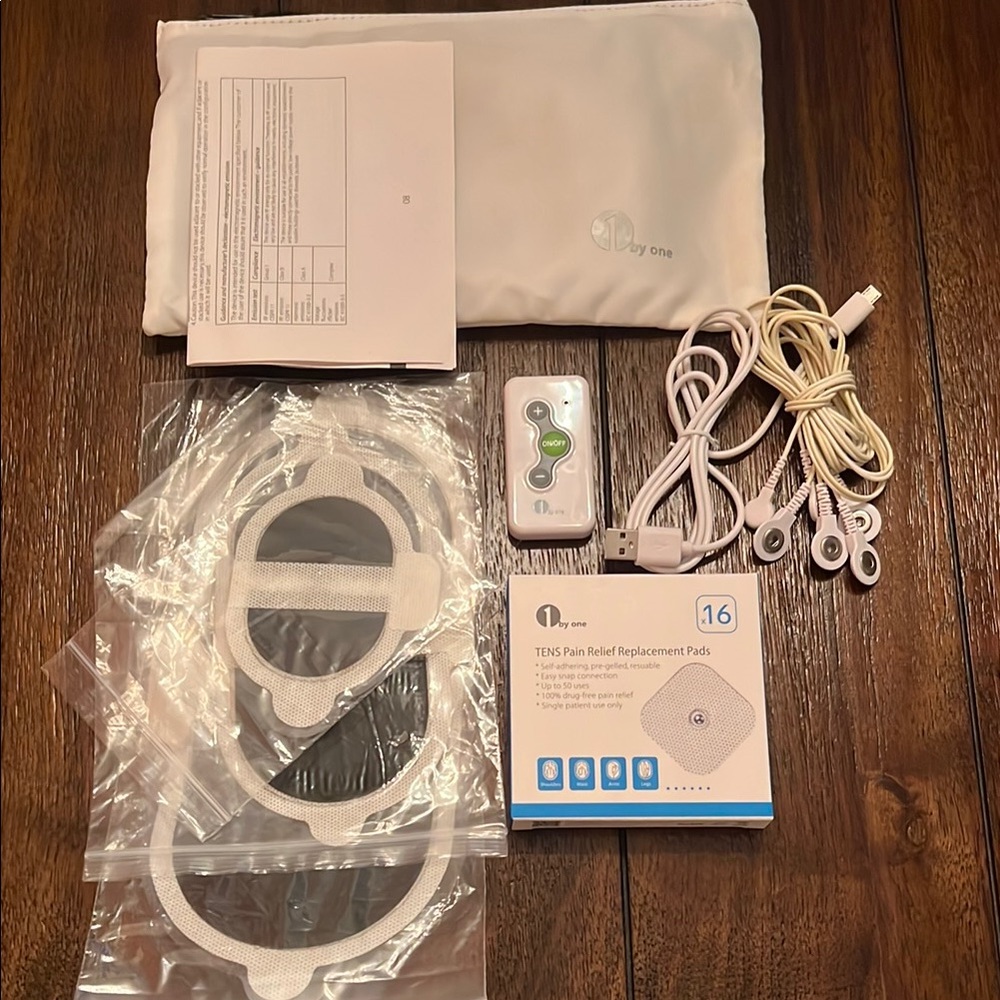 1byone TENS Pain Relief Device with Replacement Pads